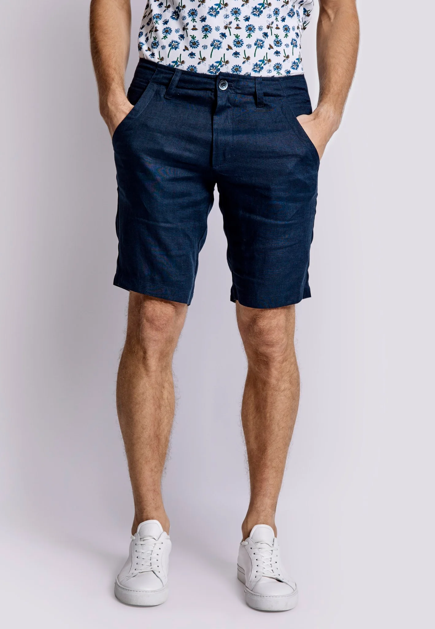 BS Andros Regular Fit Shorts - Navy - Image 4
