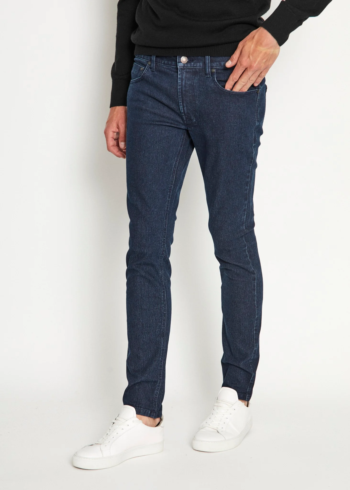BS Eastwood Slim Fit Jeans - Dark Blue - Image 4