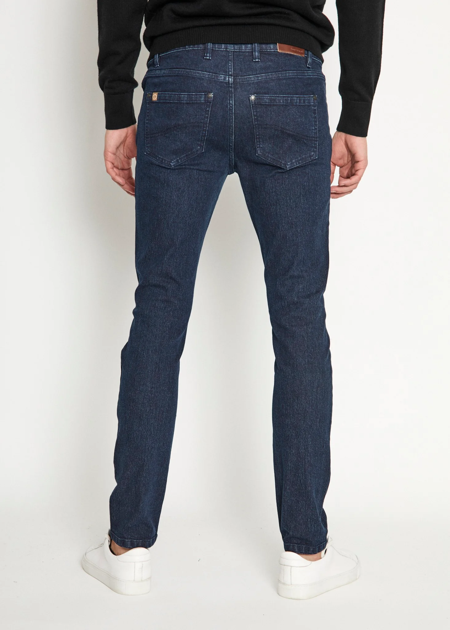 BS Eastwood Slim Fit Jeans - Dark Blue - Image 5