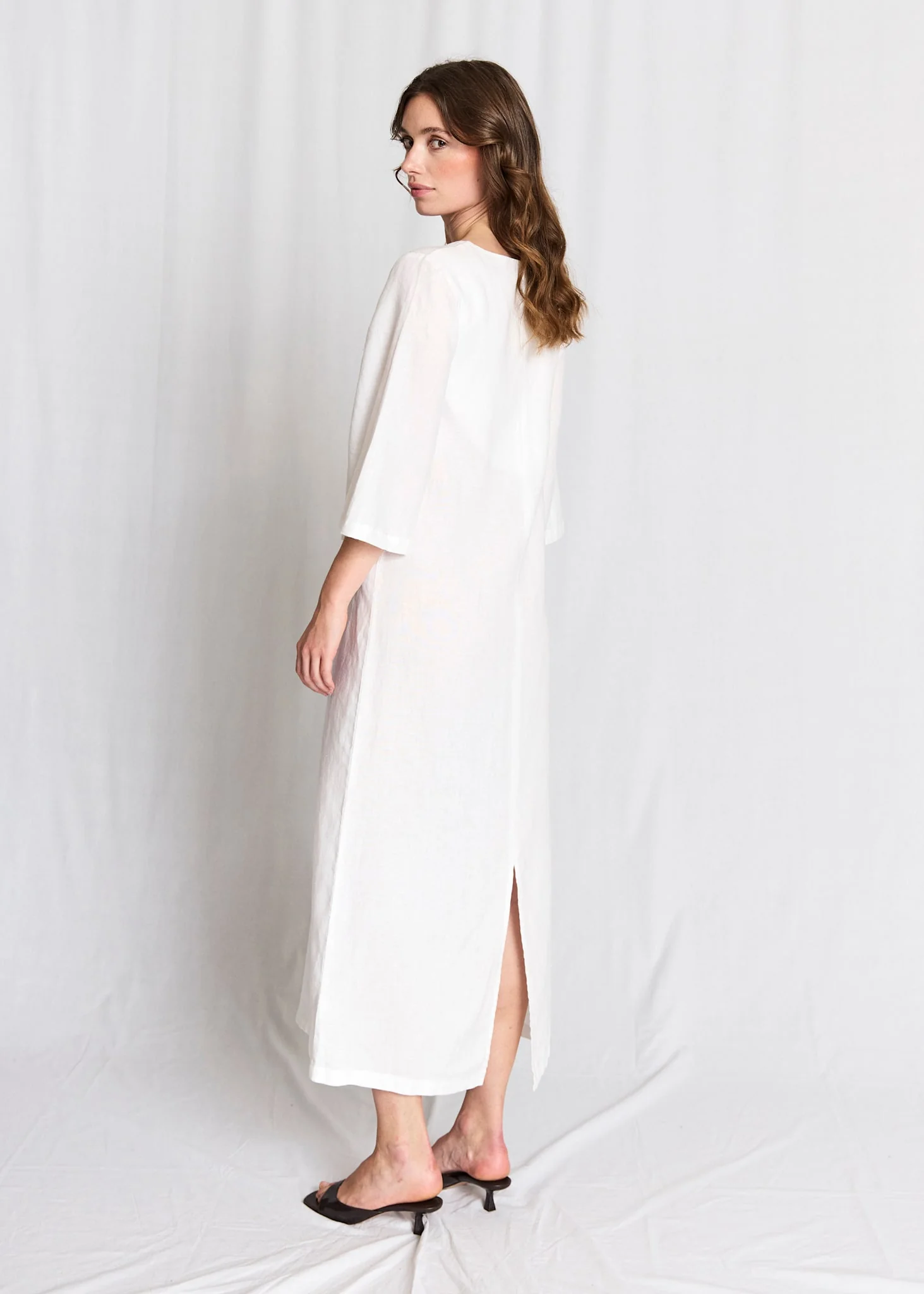 BS Kairah Regular Fit Dress  - White - Image 3