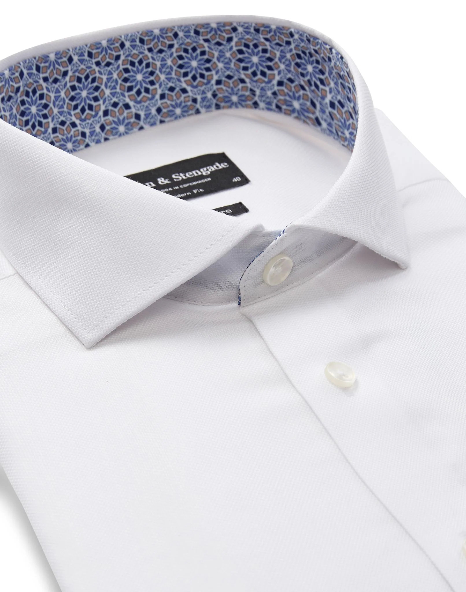 BS Kohlbacher Modern Fit Shirt - White - Image 6