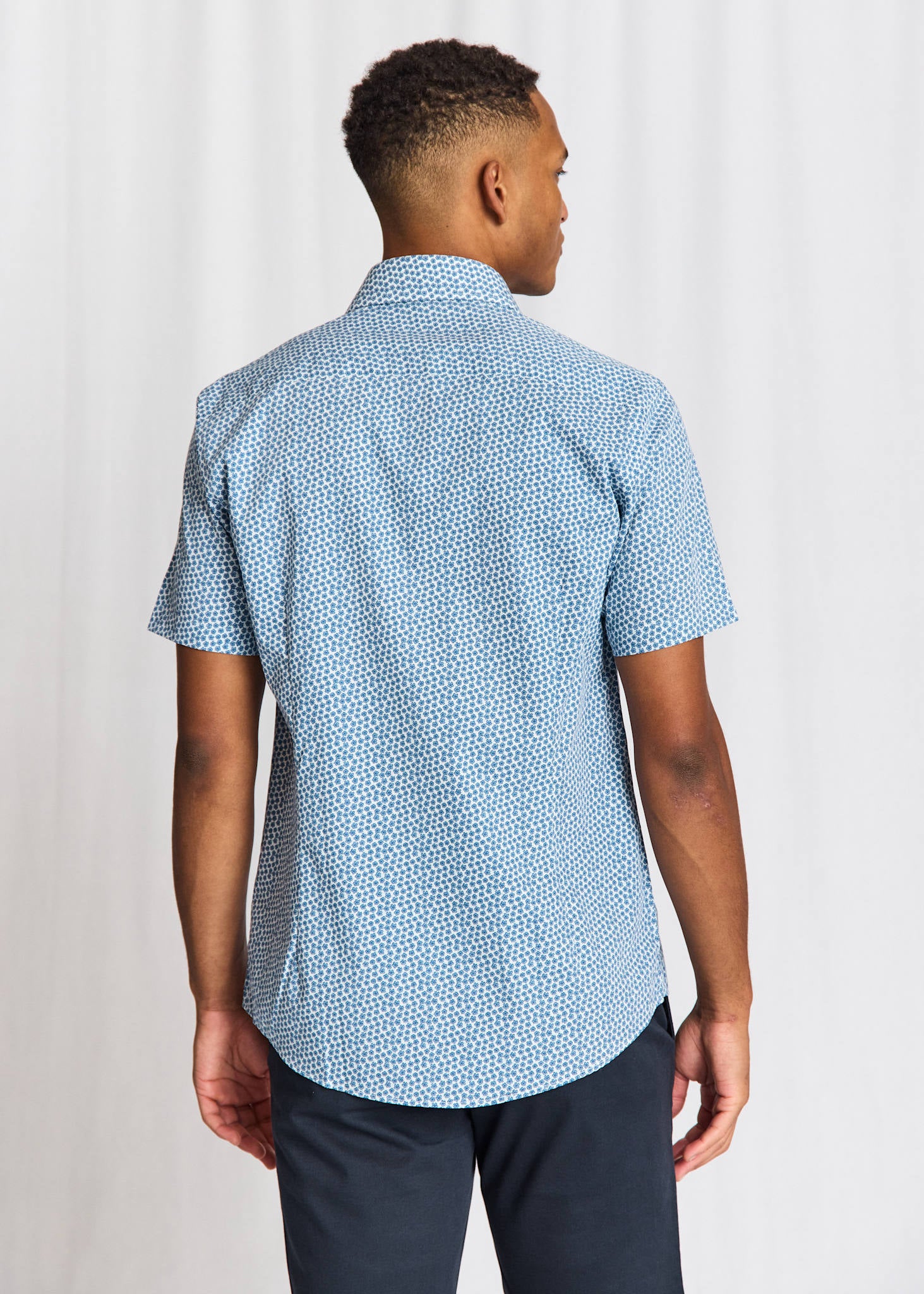 BS Ludovic Modern Fit Shirt - Blue - Image 3