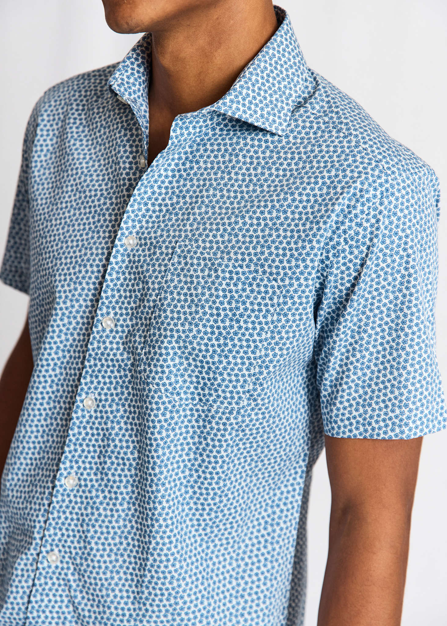 BS Ludovic Modern Fit Shirt - Blue - Image 4