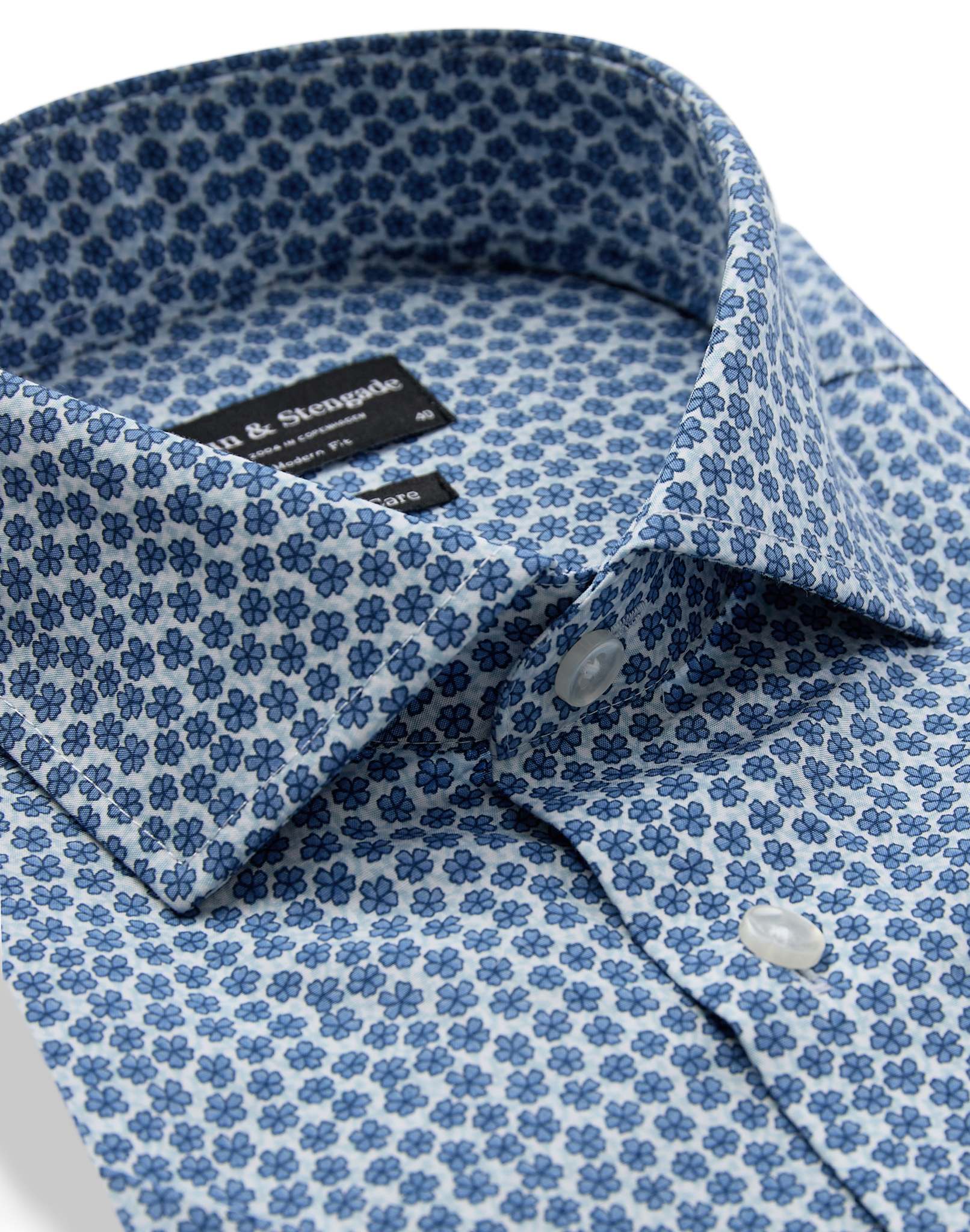 BS Ludovic Modern Fit Shirt - Blue - Image 6