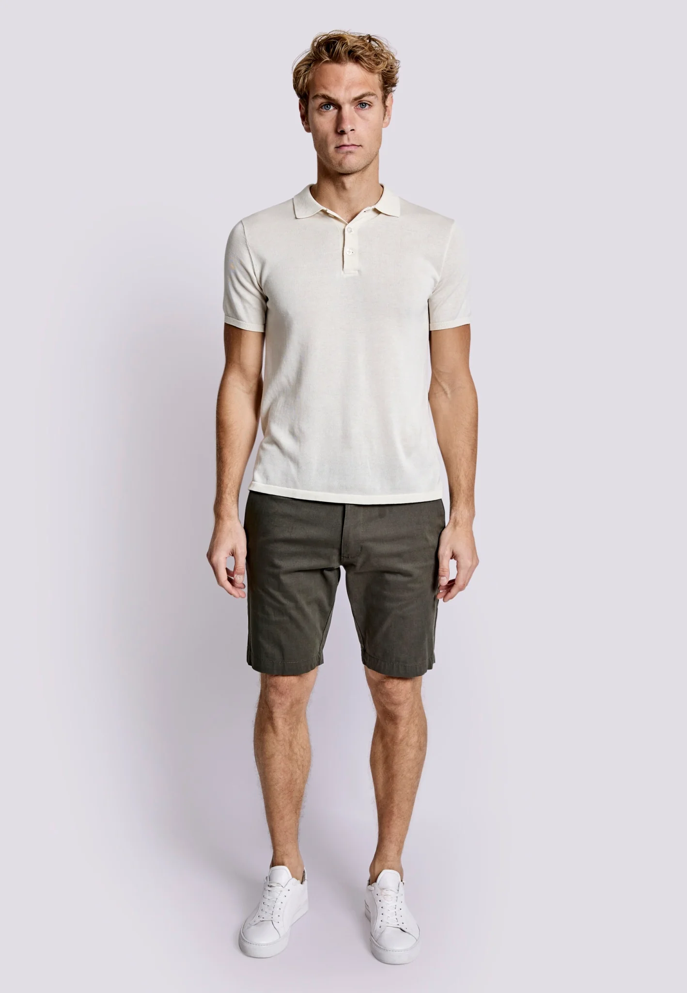 BS Massimo Regular Fit Shorts - Army - Image 3