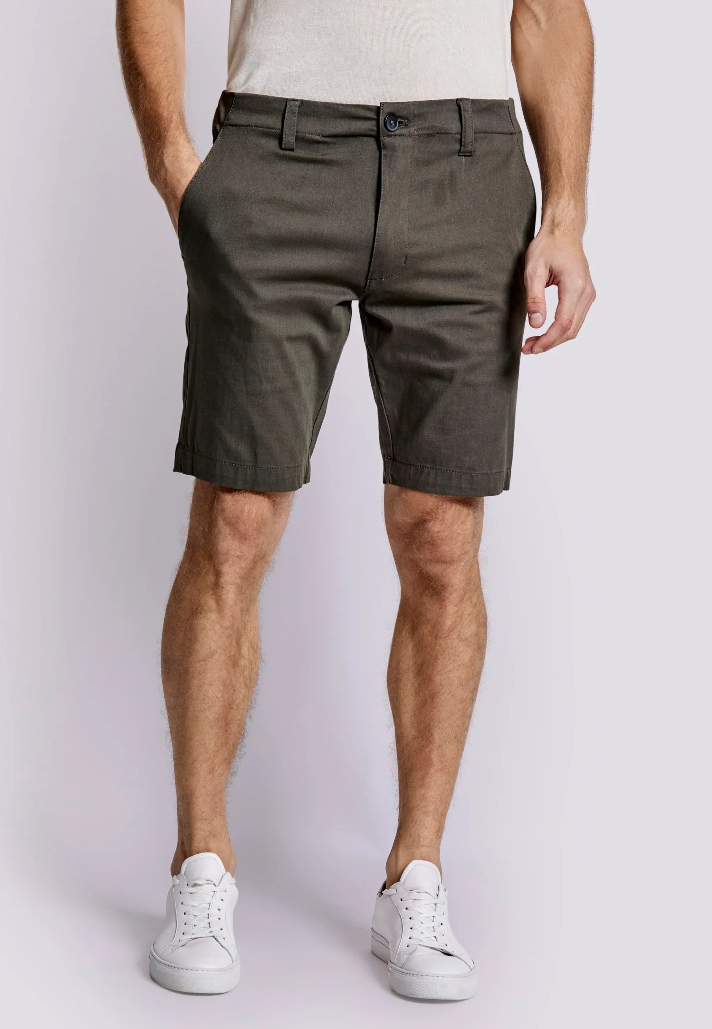 BS Massimo Regular Fit Shorts - Army - Image 4