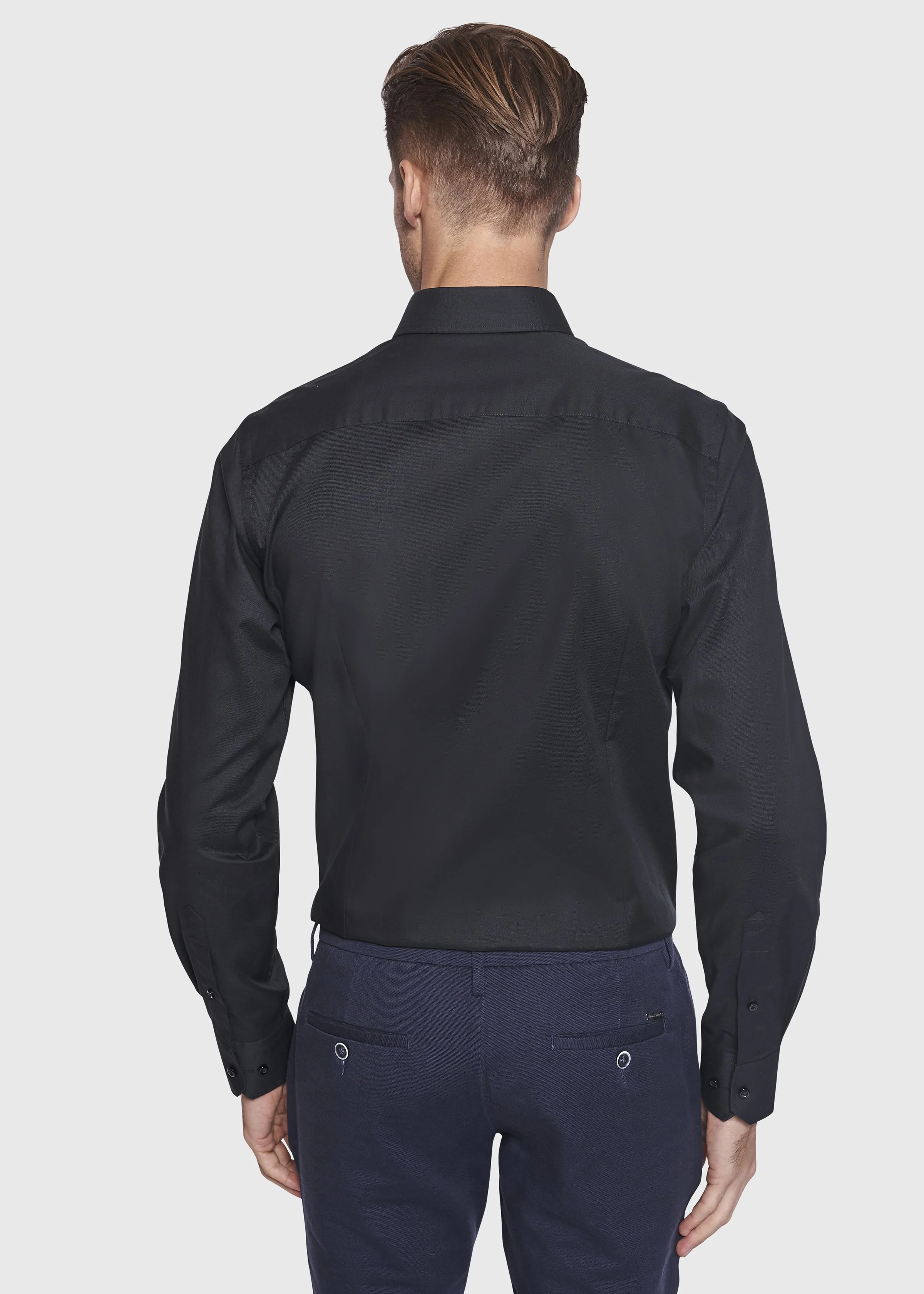 BS Raphael Modern Fit Skjorte Sort - Image 5