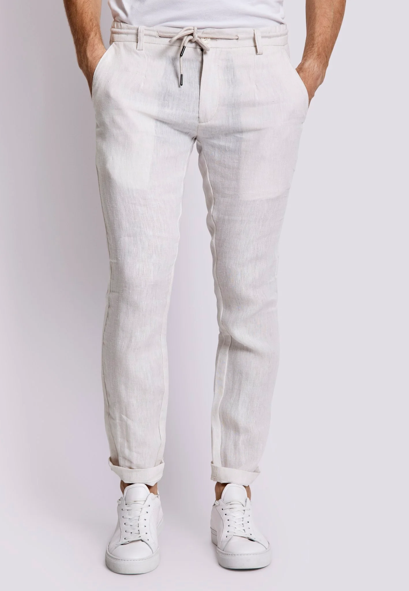 BS Raul Slim Fit Chinos - Sand - Image 4