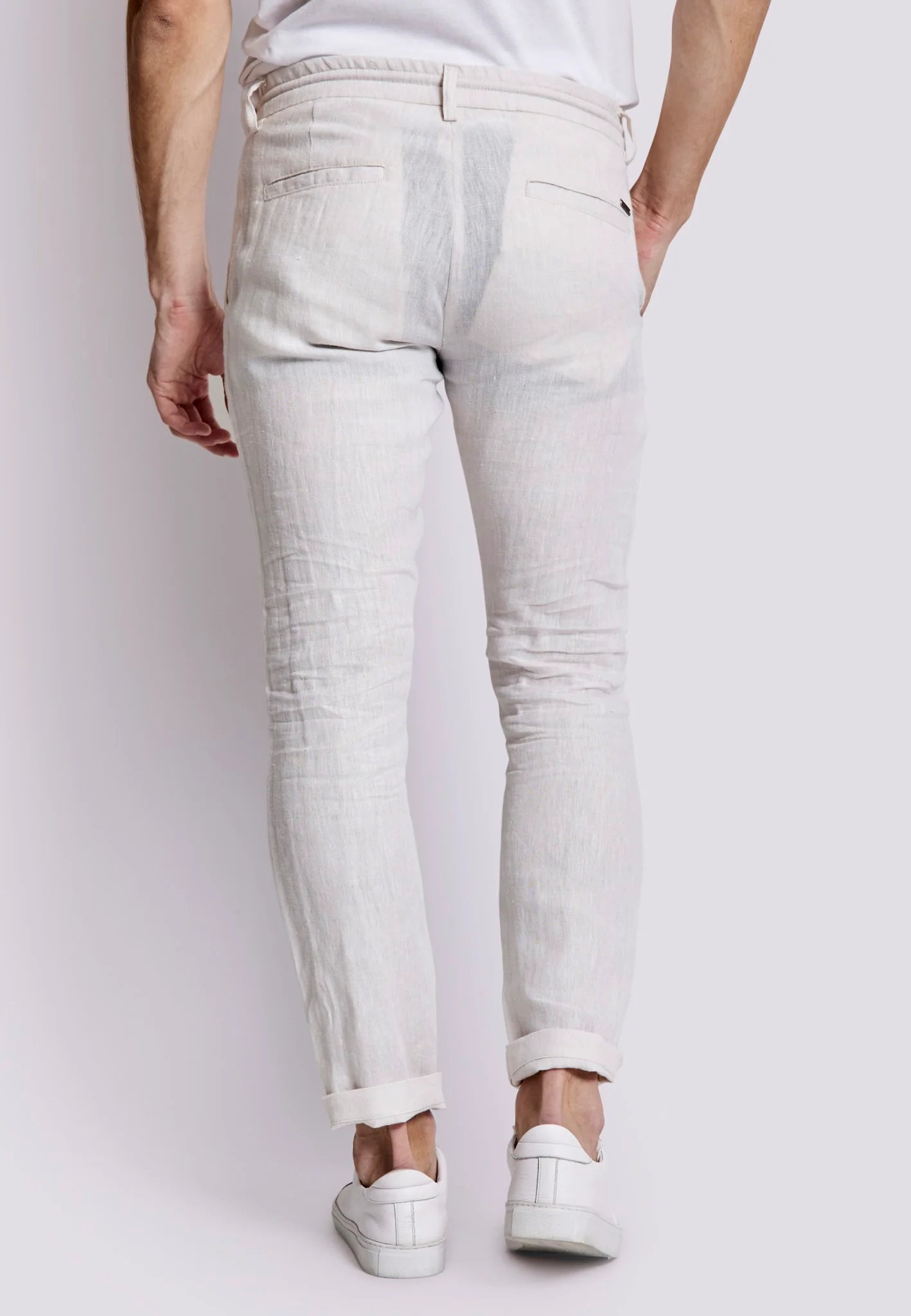 BS Raul Slim Fit Chinos - Sand - Image 5