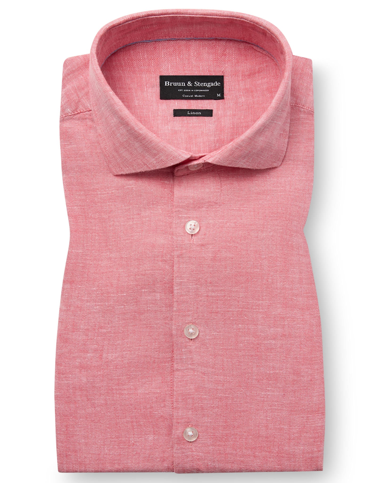 BS Tahaka Casual Modern Fit Shirt - Pink - Image 5