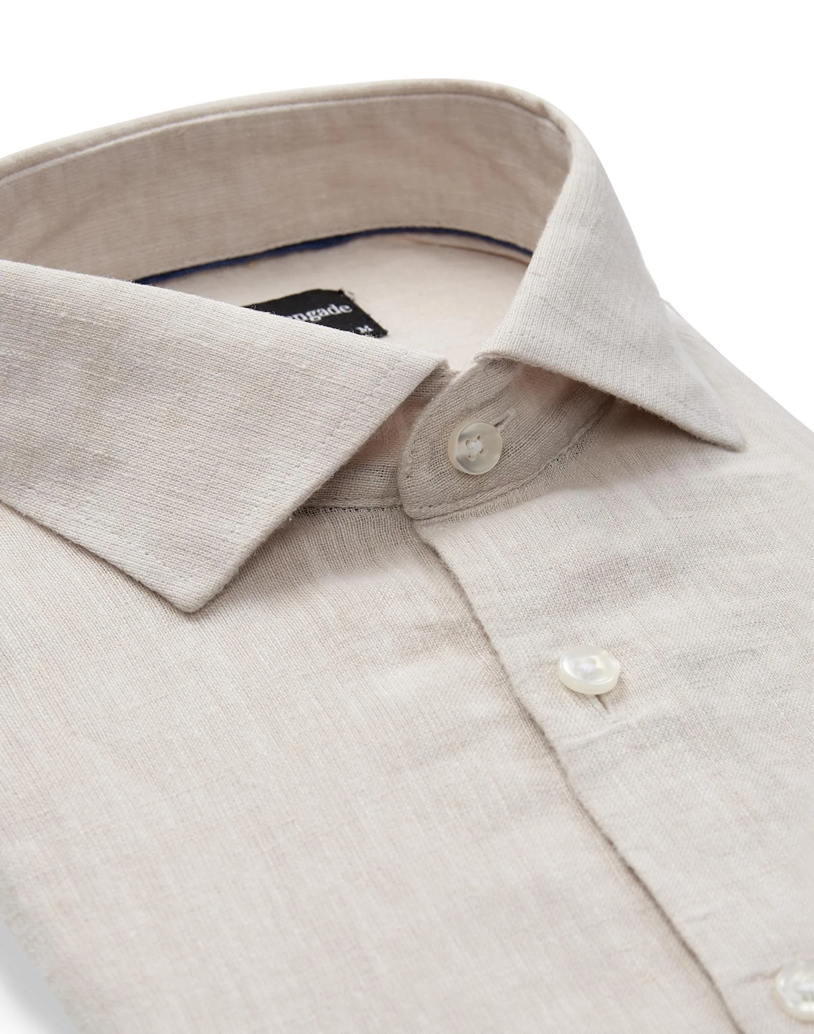 BS Tahaka Casual Modern Fit Shirt - Sand - Image 3